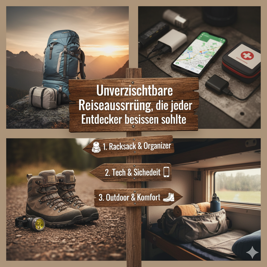 Unverzichtbare Reiseausrüstung, die jeder Entdecker besitzen sollte